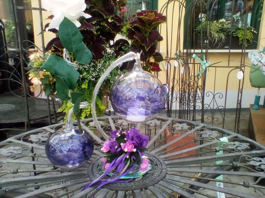 Windlicht Lauscha Rosenvase Glas Wohnen