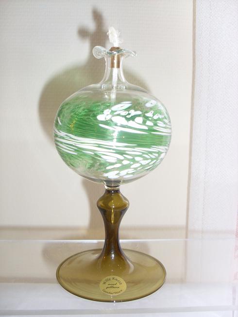 Öllampe , Glas Lauscha