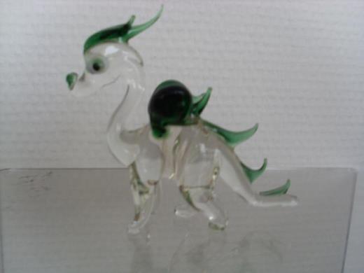 Glasfigur Drachen