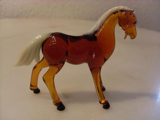 Tierfiguren Pferd-Haflinger