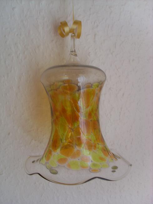 Dekoartikel Glas Glaockenform Lauscha