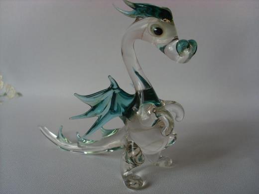 Glasfigur Drachen