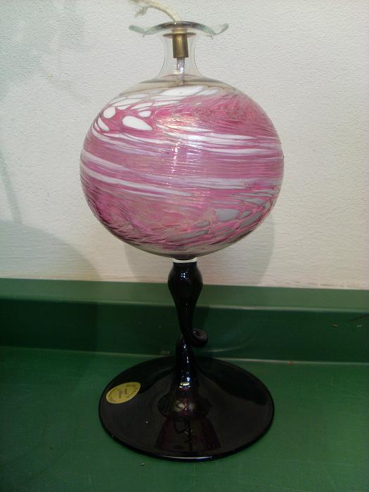 Öllampe Glas Lauscha
