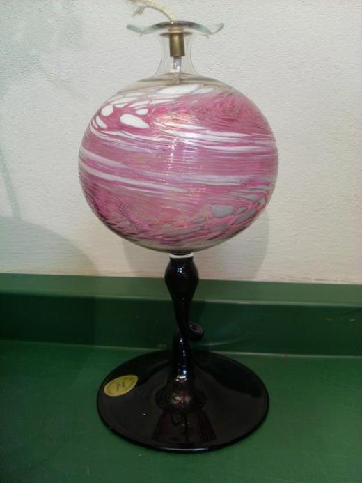 Öllampe Glas Lauscha