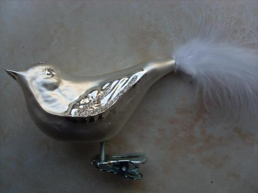Weihnachtsschmuck Lauscha Glas Vogel