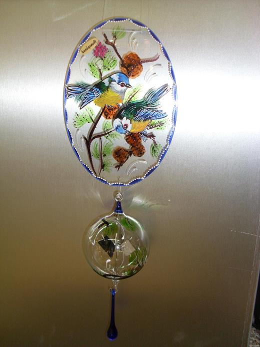 Fensterbild Lichtmühle Lichtradiometer Lauschaer Glas