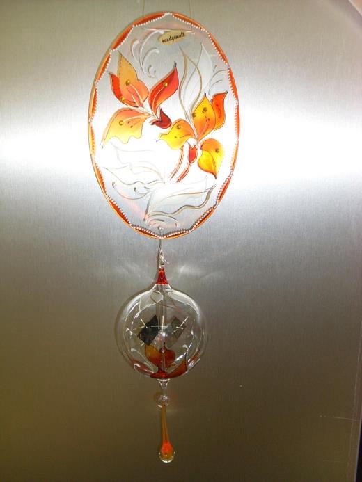 Fensterbild Lichtmühle Lichtradiometer Lauschaer Glas