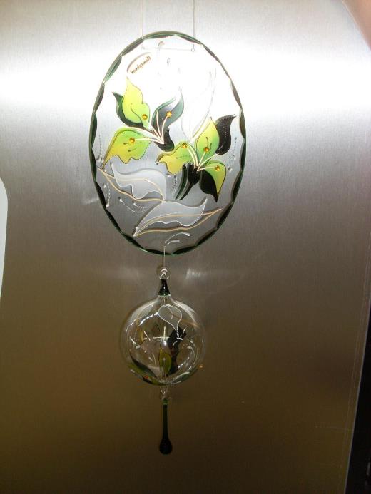 Fensterbild Lichtmühle Lichtradiometer Lauschaer Glas