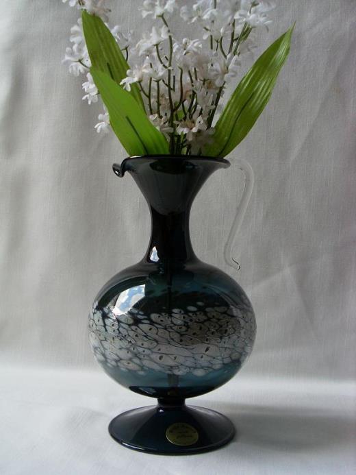 Rosenvase Lauscha Glas