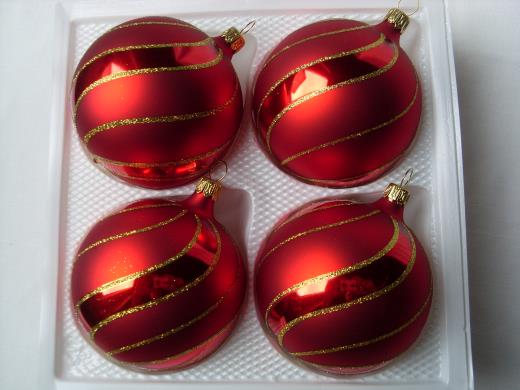 Weihnachtsschmuck Lauscha Glas Kugeln
