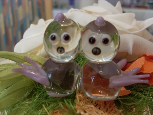 Tierfigur Glas Lauscha