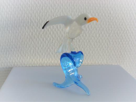 Tierfigur Lauscha Möve