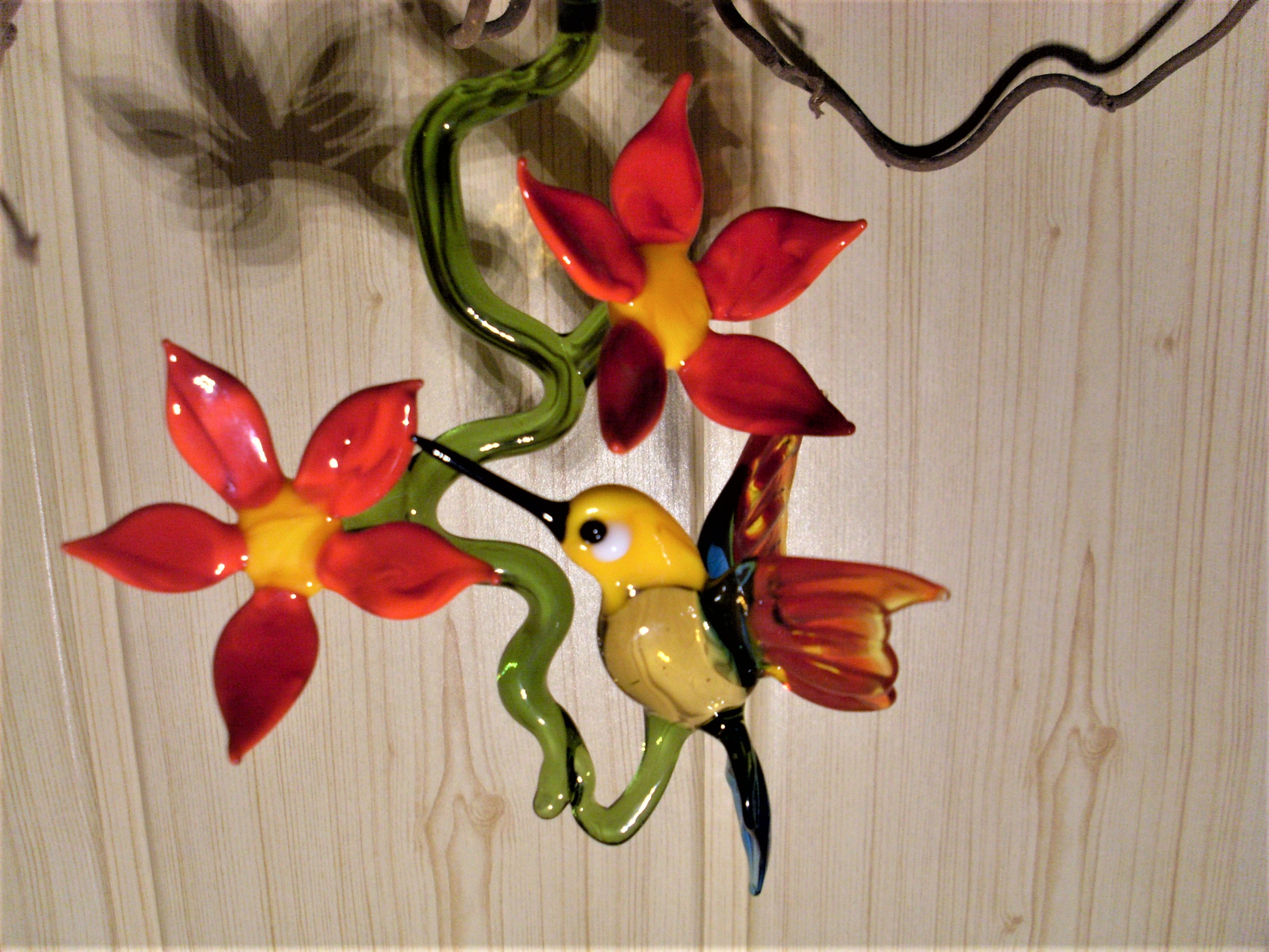 Tierfigur Lauscha Glas Kolibri