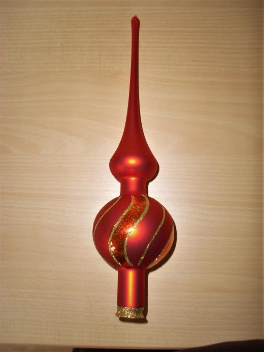 Weihnachtsbaumspitze Lauscha Glas
