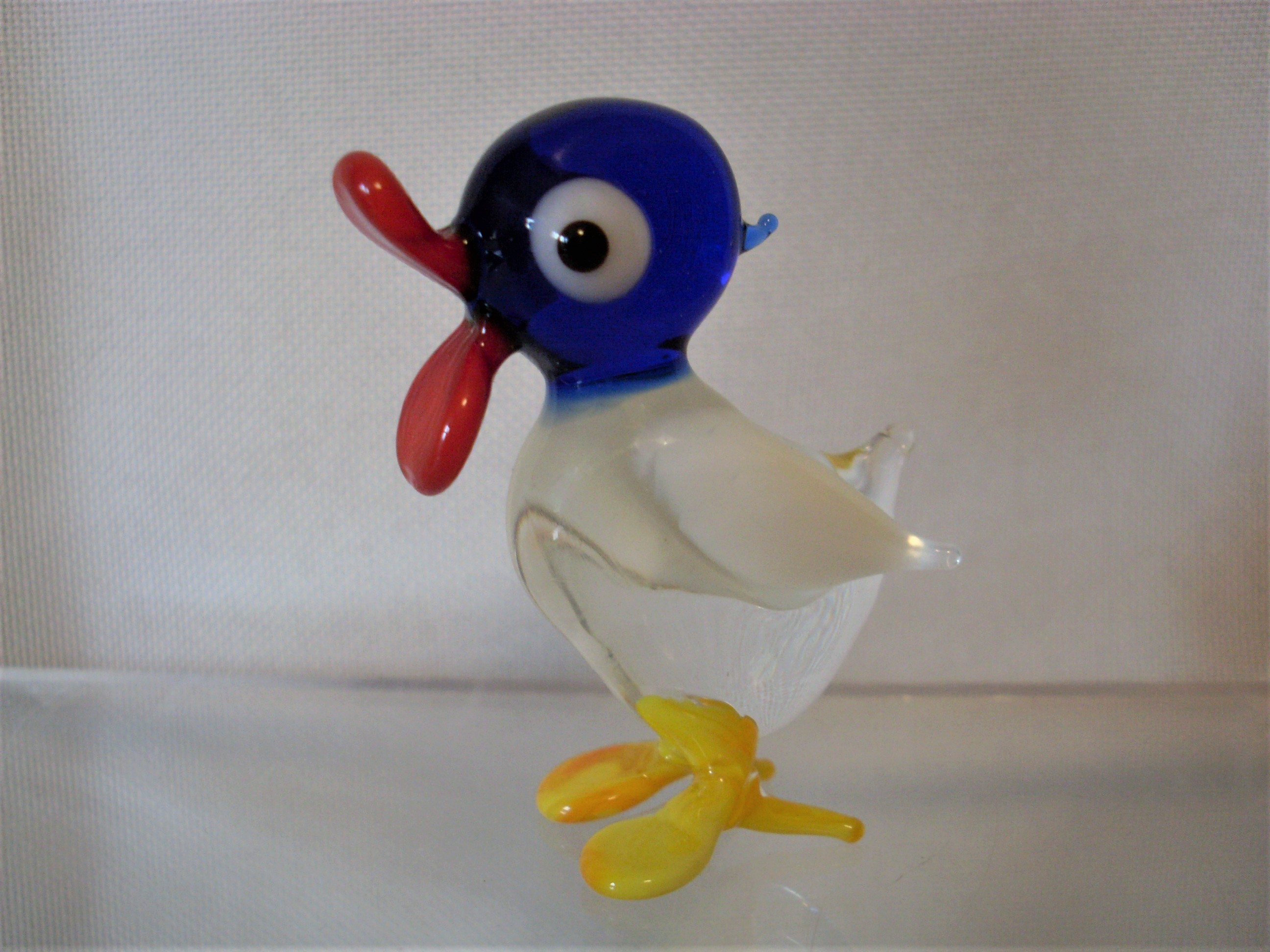 Lauscha Glas Glasfigur Ente