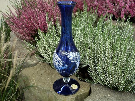 Rosenvase Lauscha Glas Geschenke Tischdeko Vase