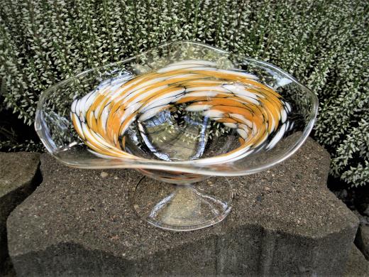 Schale Lauscha Glas Tischdeko