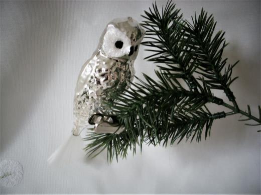 Weihnachsschmuck Glas Lauscha Eule