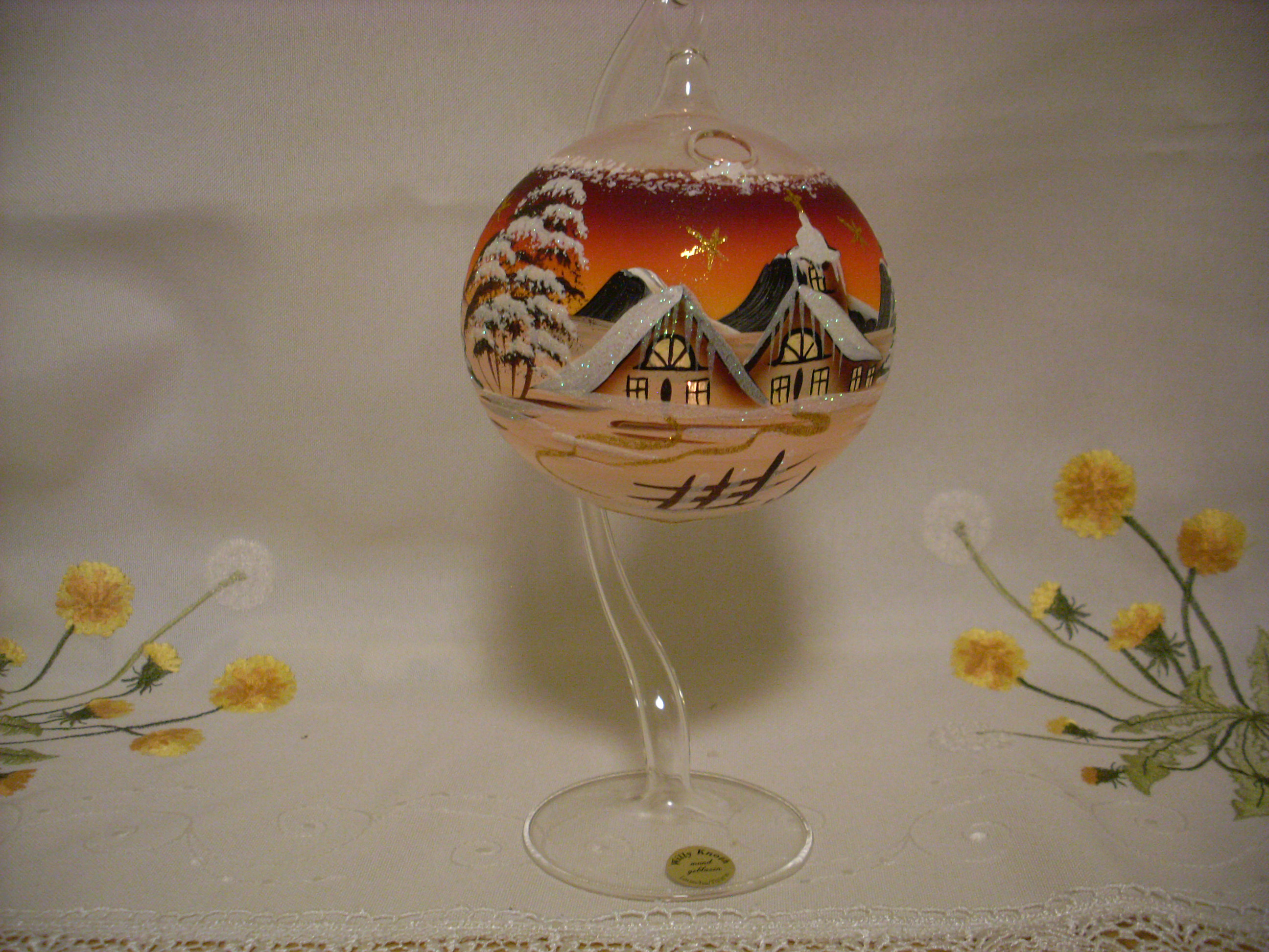 Weihnachtsschmuck Lauscha Windlicht