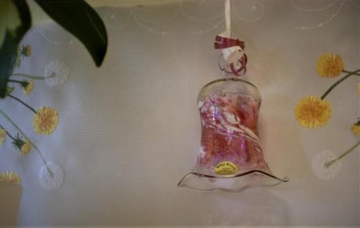  Glas Lauscha Deko Glockenform