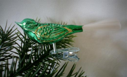 Weihnachtsschmuck Vogel Lauscha