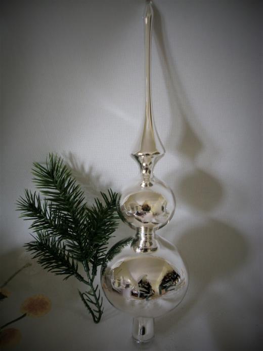 Weihnachtsbaumspitze Lauscha Glas
