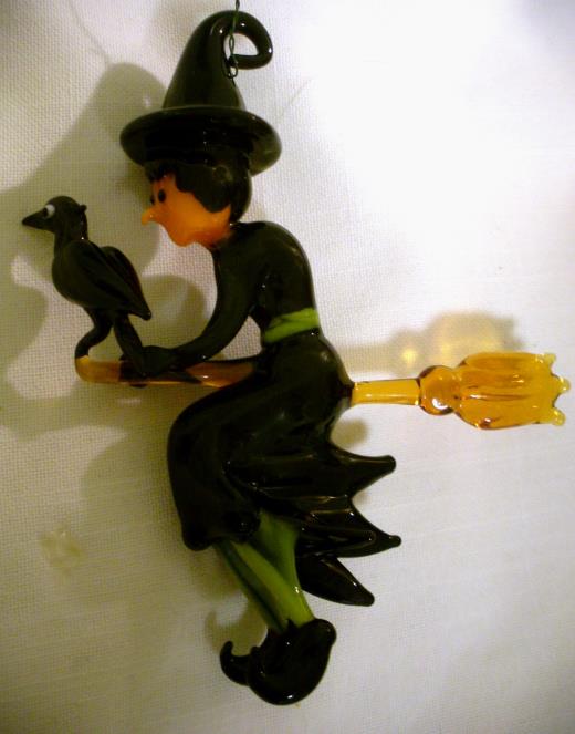 Lauscha Glas Figur Hexe Märchen