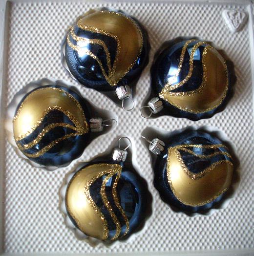 Weihnachtsbaumschmuck Lauscha Kugel mundgeblasen