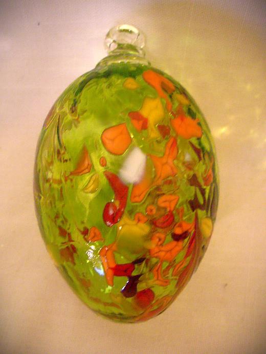 Osterei Lauschaer Glas mundgeblasen