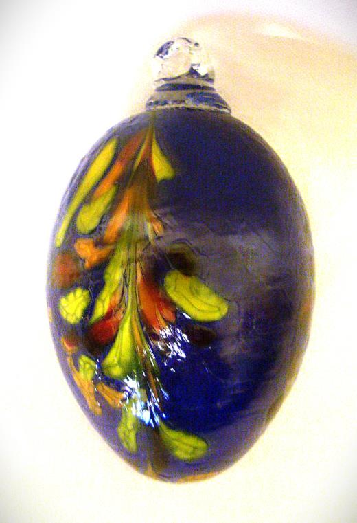 Osterei Lauschaer Glas mundgeblasen